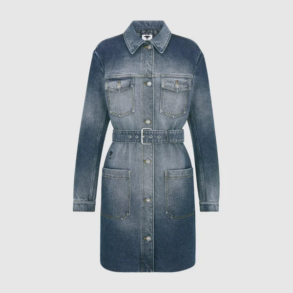 디올 롱 벨트 재킷 452V59 - 허시백